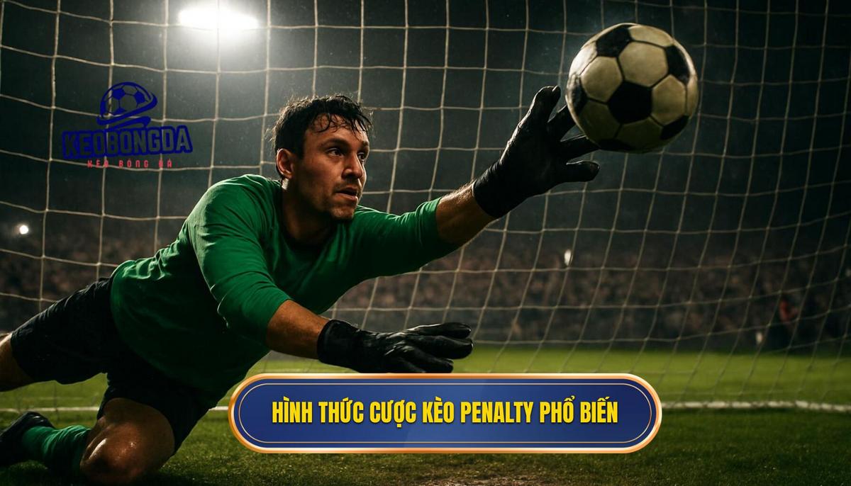 Các hình thức đặt cược phổ biến trong kèo penalty