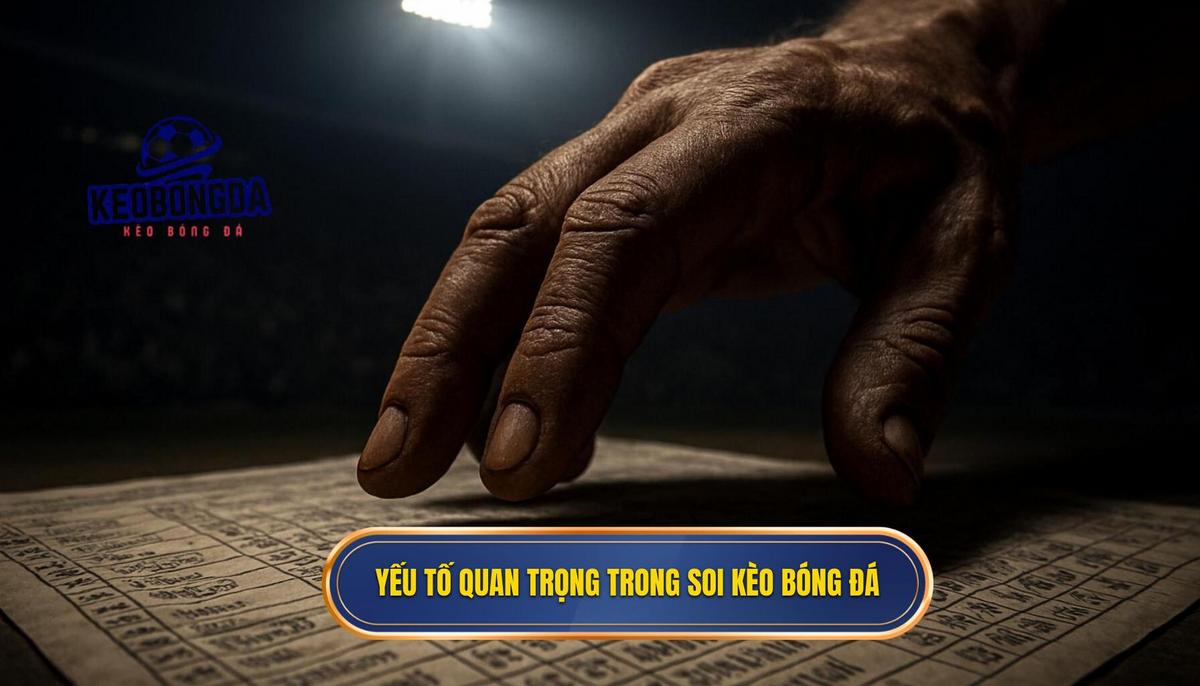 Phân tích các yếu tố then chốt khi soi kèo bóng đá miễn phí