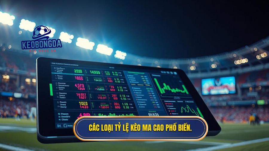  Các loại tỷ lệ kèo Ma Cao phổ biến.