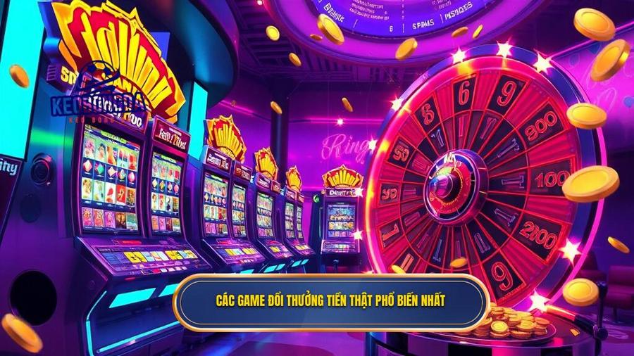 Các game đổi thưởng tiền thật phổ biến nhất