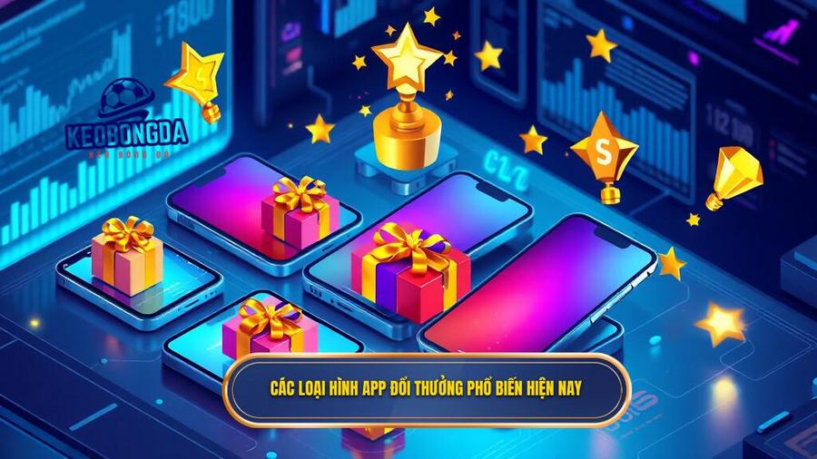Các loại hình app đổi thưởng phổ biến hiện nay