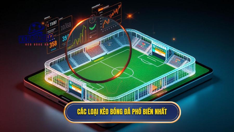 2. Các loại kèo bóng đá phổ biến nhất
