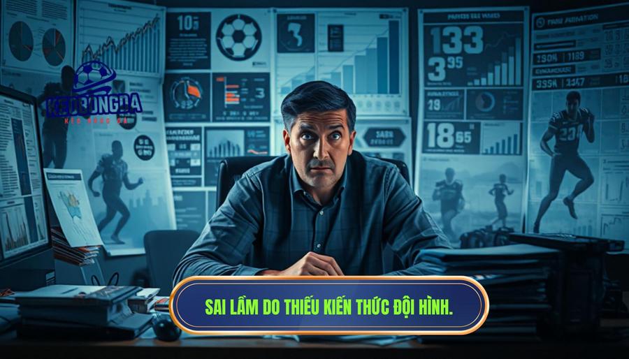 Thiếu kiến thức chuyên sâu về đội hình và phong độ